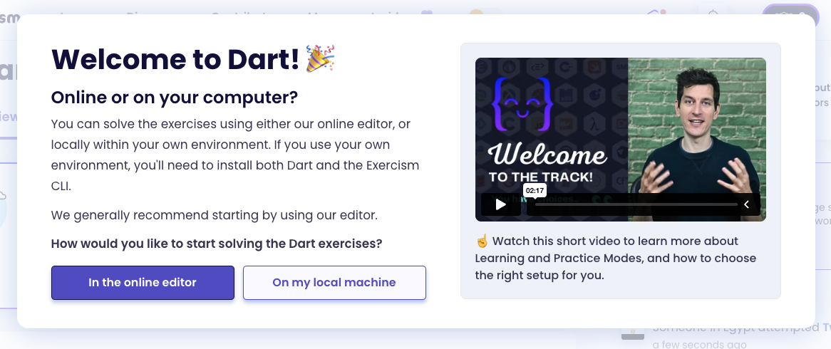 Choosing Editor