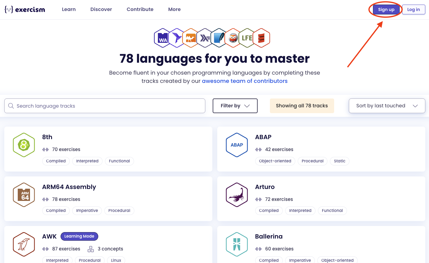 Signup Button